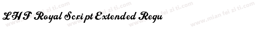 LHF Royal Script Extended Regular字体转换